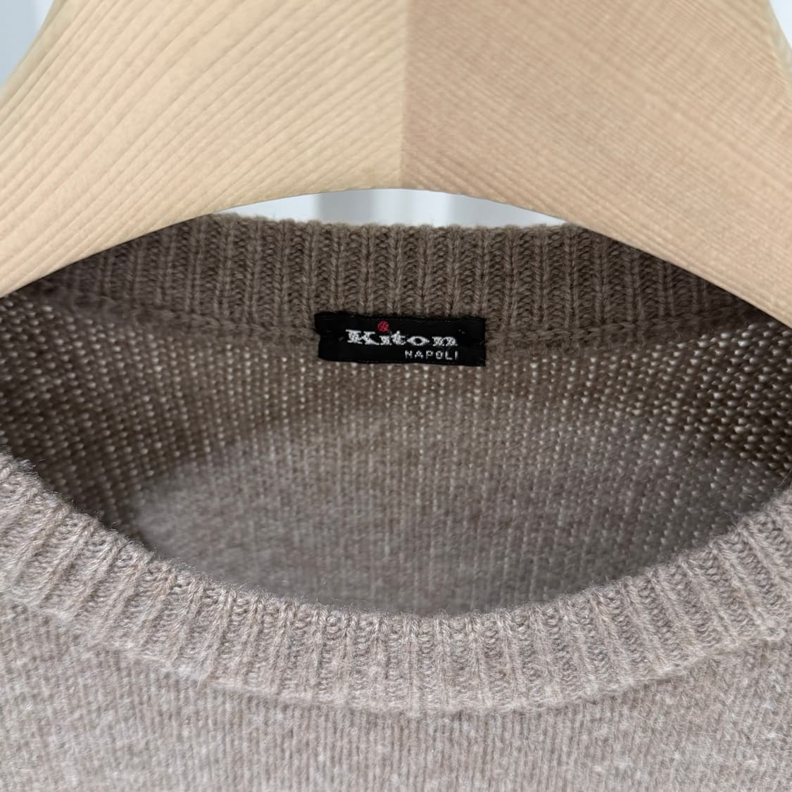 (A+/L) / 키톤 로고 퓨어 캐시미어 크루넥 니트 스웨터 상품이미지5