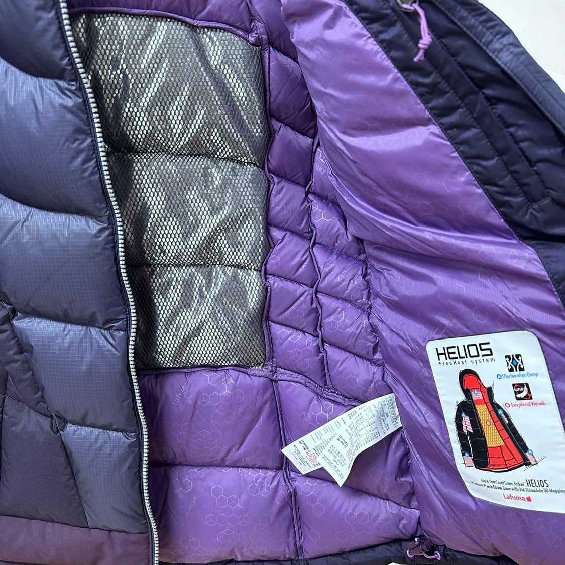 (새상품) 라푸마 여성 윈드스토퍼 구스다운 패딩점퍼 90 J28 상품이미지7