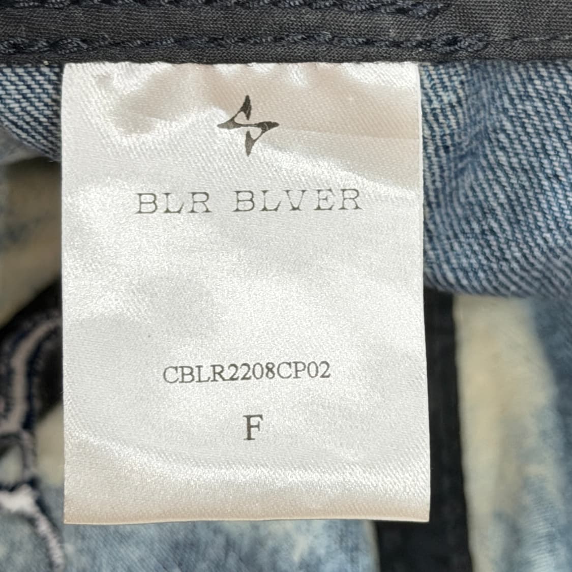 BLR 비엘알 블리치드 데님 볼캡 모자 상품이미지4