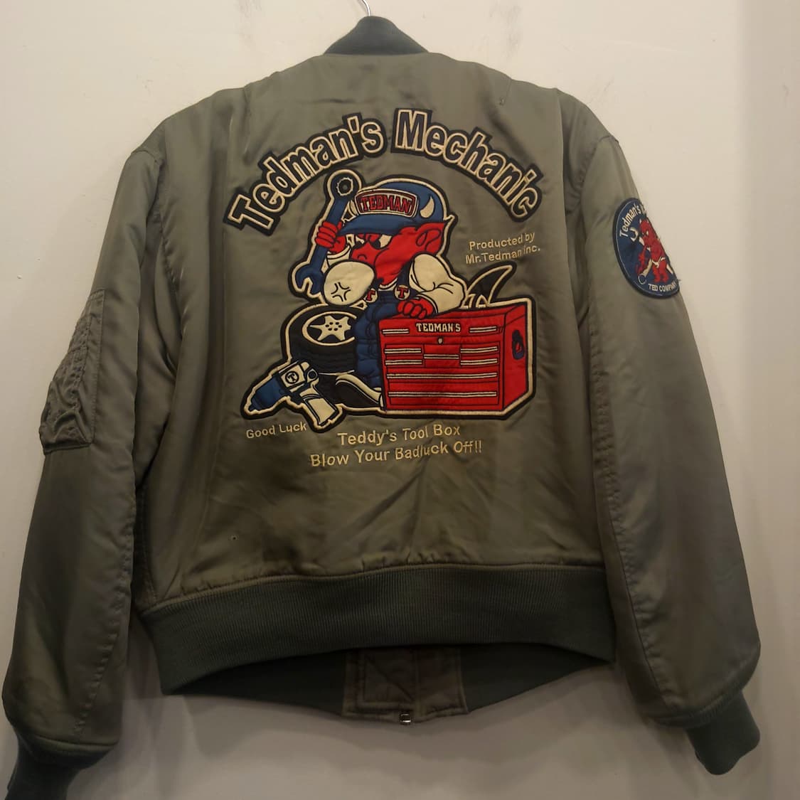 테드맨 밀리터리 스트릿 항공 점퍼/ M(90~95) 상품이미지4