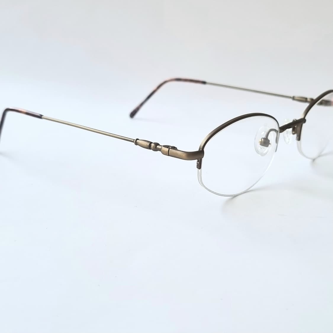 데드스탁 엔틱 오벌안구 반무테 안경테 550 상품이미지7