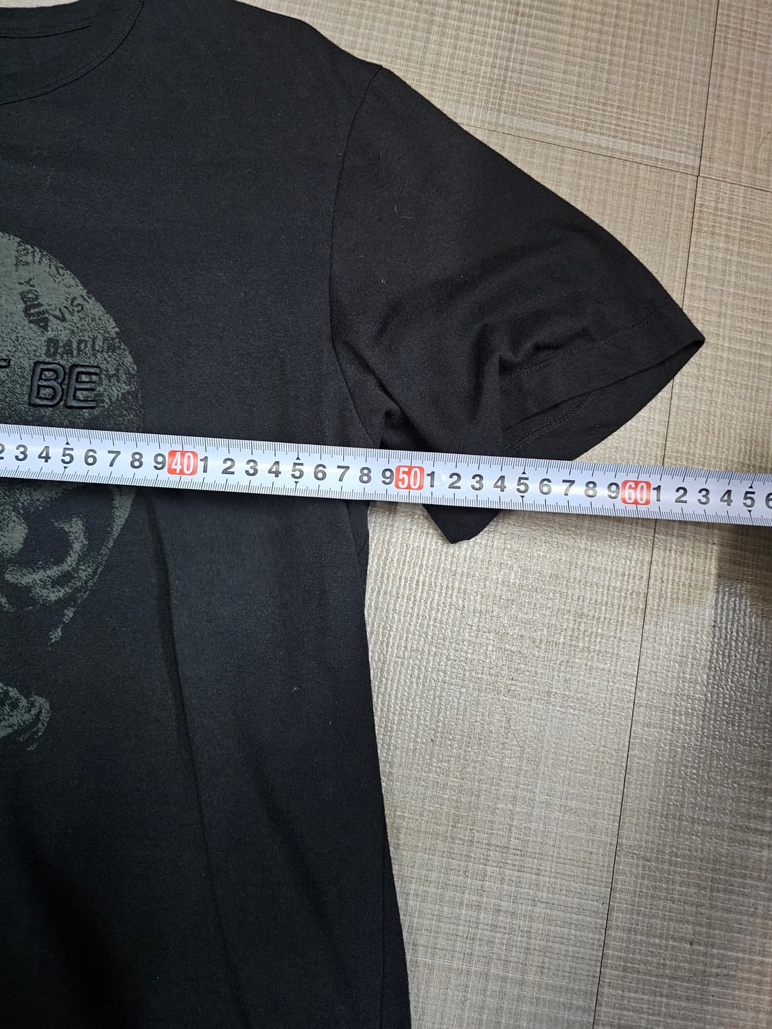 준지 JUUN.J 입체 프린팅 반팔 티셔츠 상품이미지3