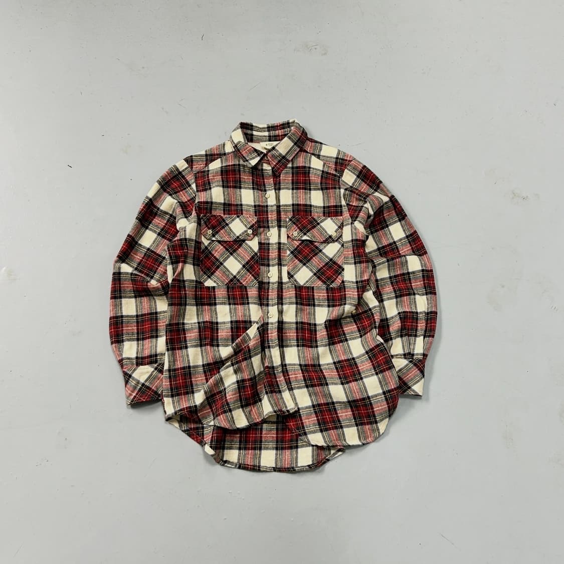 이자벨마랑 링클 체크 플란넬 셔츠  상품이미지6