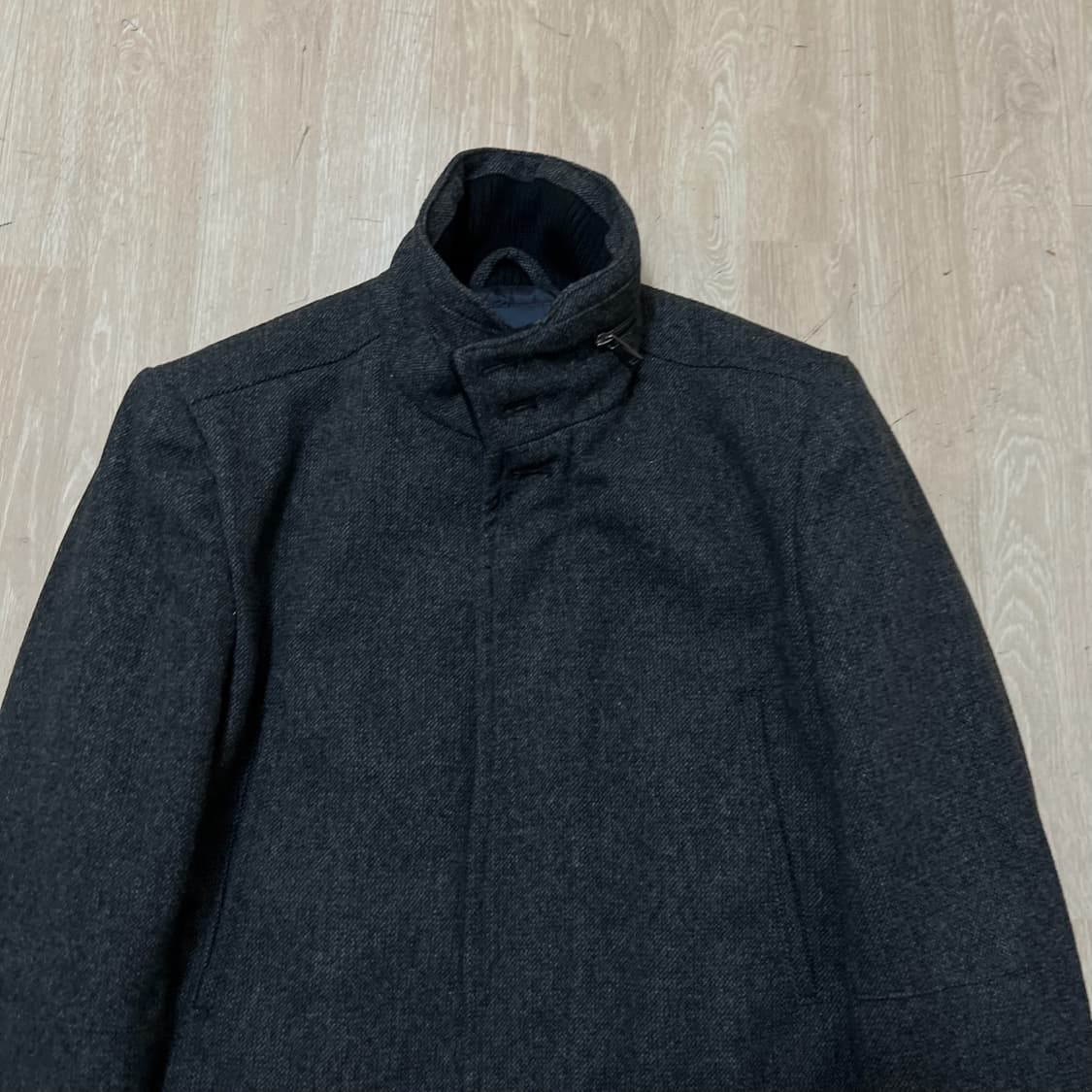 자라 맨 남성 클래식 하이브리드 니트넥 코트 L/100 상품이미지2