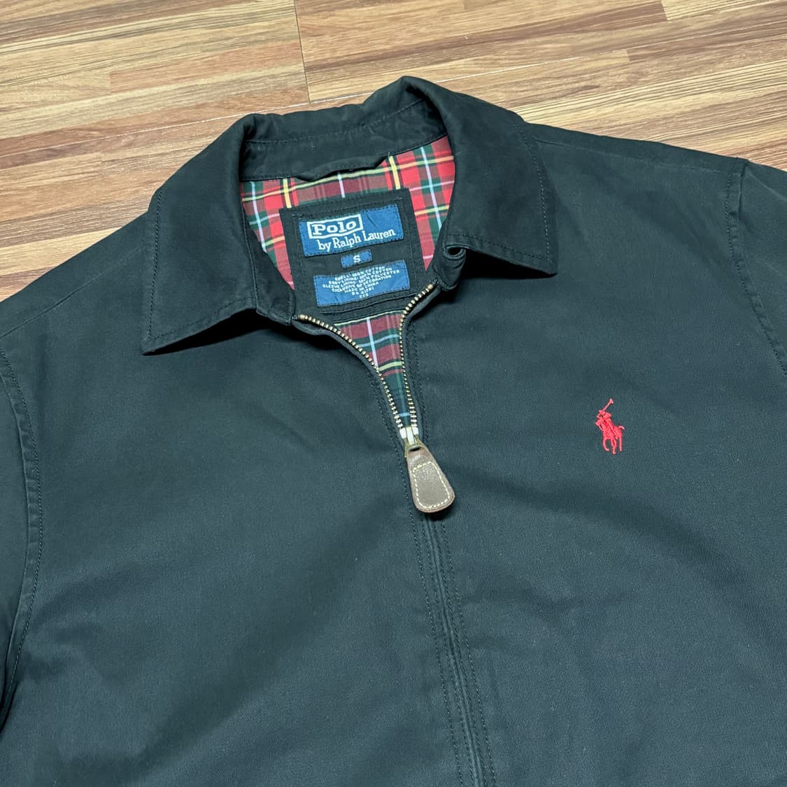 폴로 블랙 베이포트 스윙탑 헤링턴 해링턴 드리즐러 봄버 블루종 자켓 s 상품이미지2