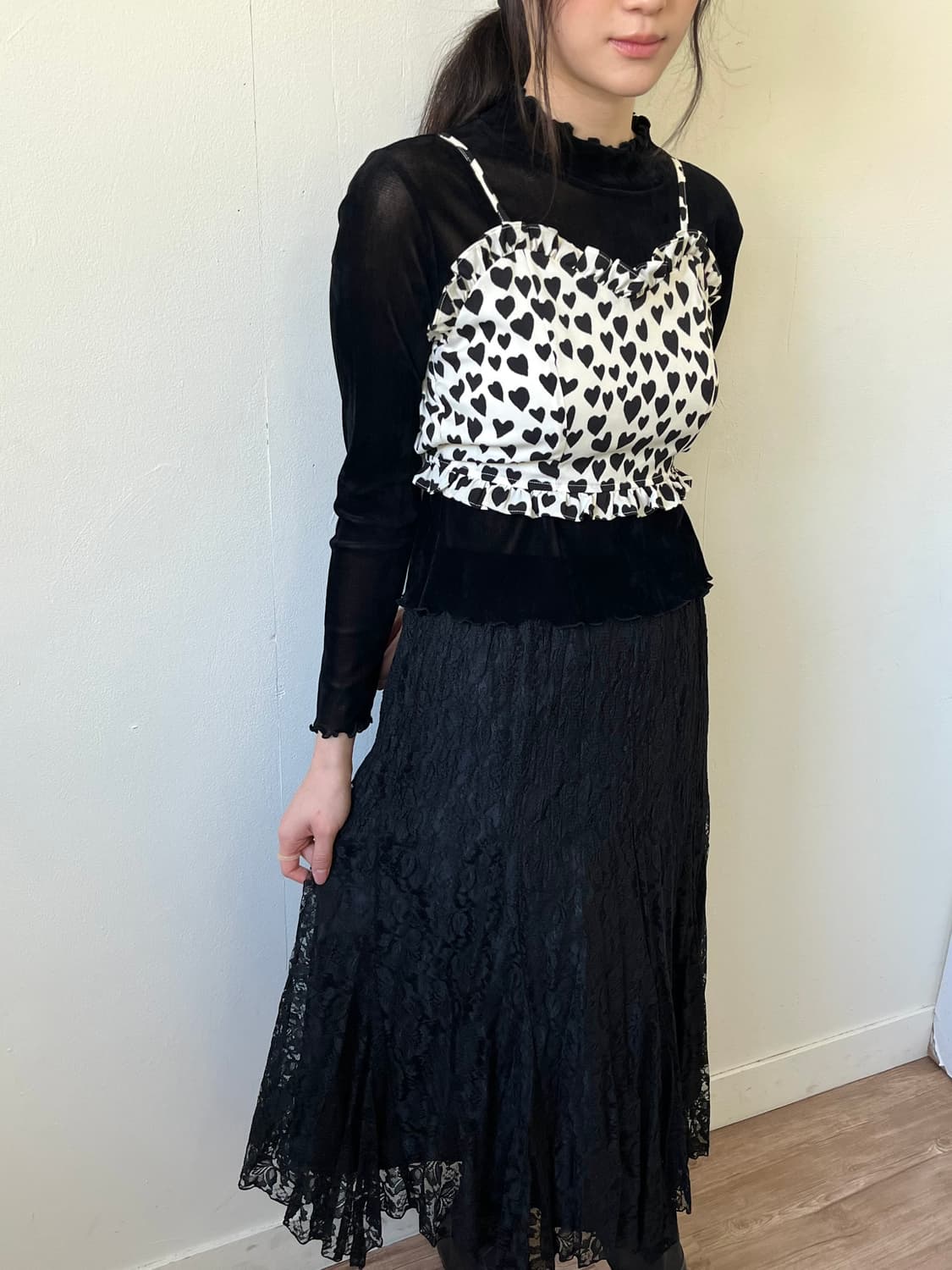 SHEENA DEL RAY 하트 뷔스티에 탑 상품이미지5