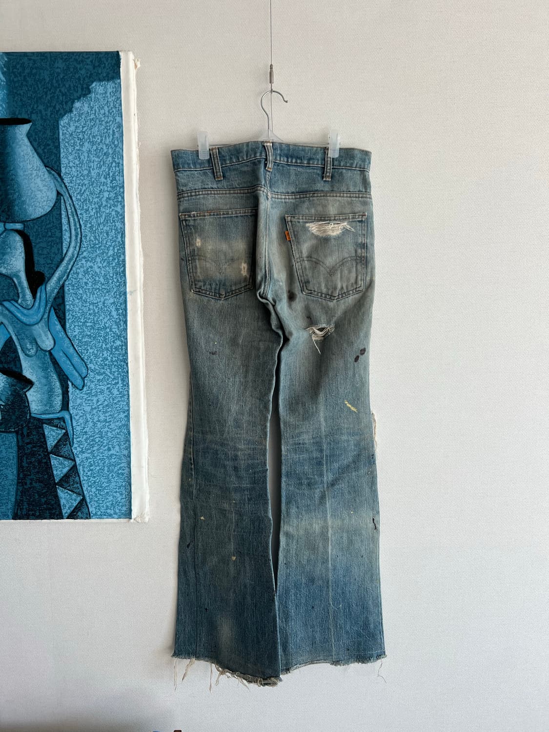 1970년대 오리지널 리바이스 빈티지 오렌지탭 646 상품이미지8