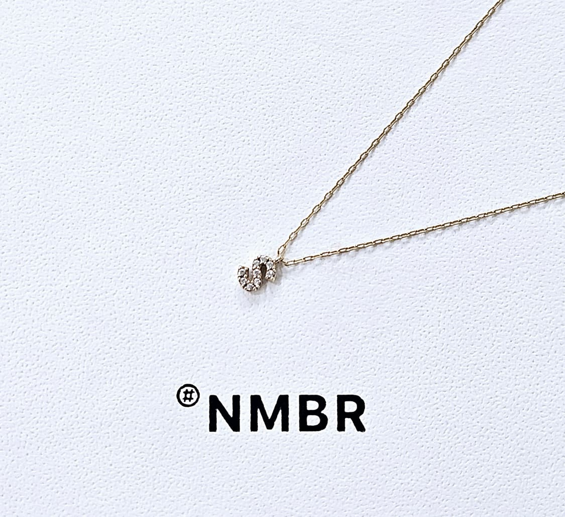 넘버링 10k 이니셜 골드 목걸이 [정품/택포함] 상품이미지1