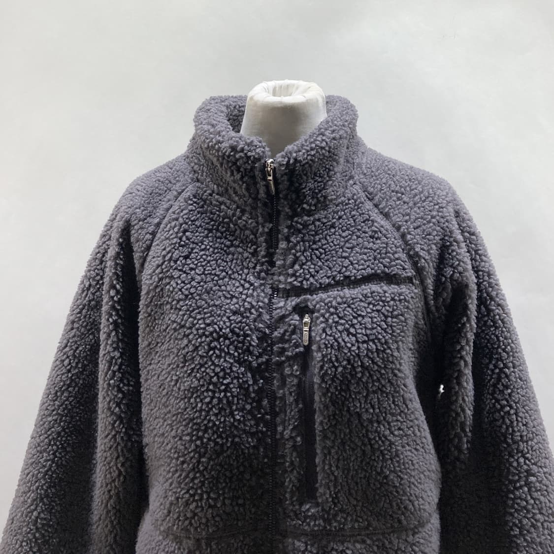 안다르 서스테이너블 쉐르파 롱집업코트 2  상품이미지2