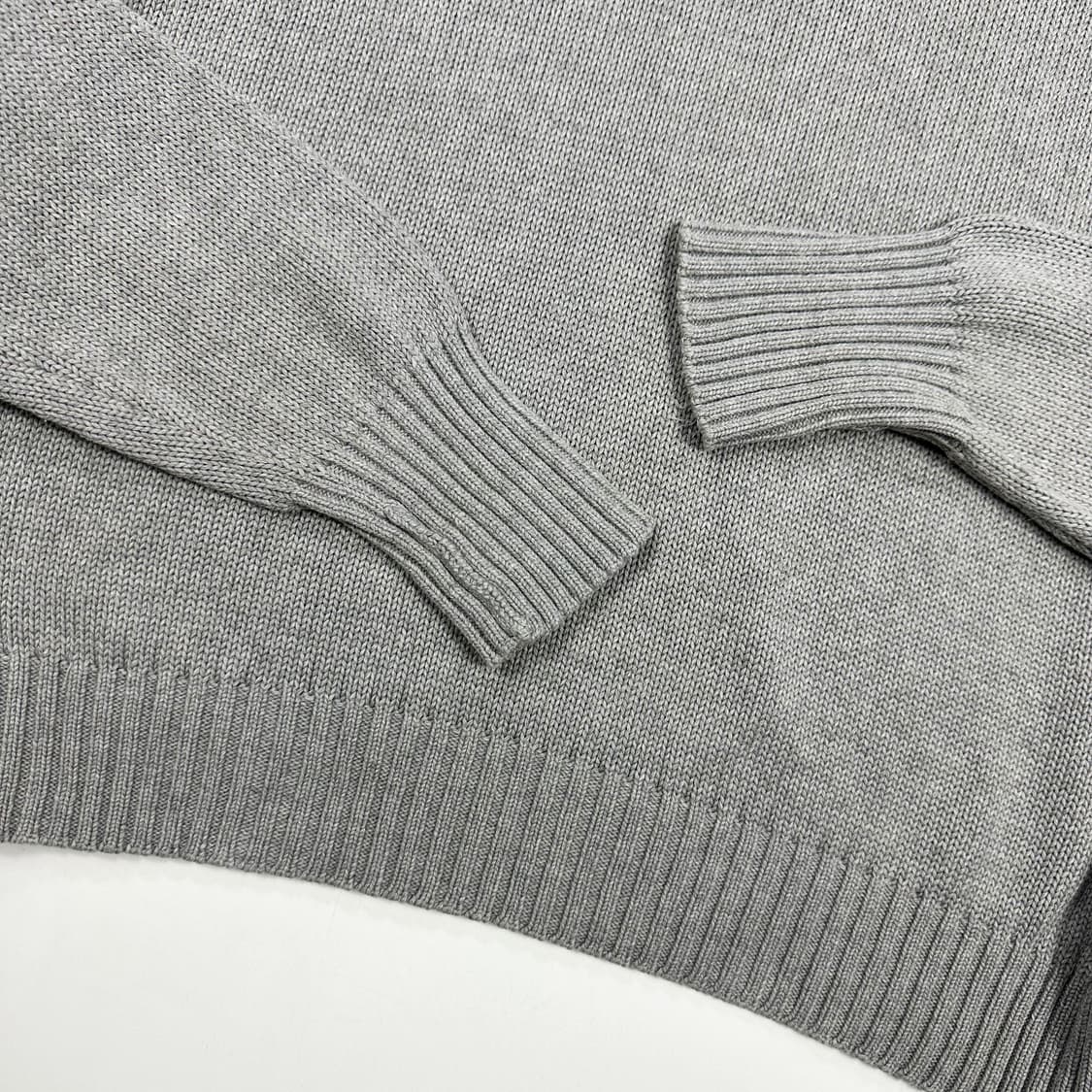 폴로 랄프로렌 올드 아카이브 코튼 니트 그레이M 상품이미지4
