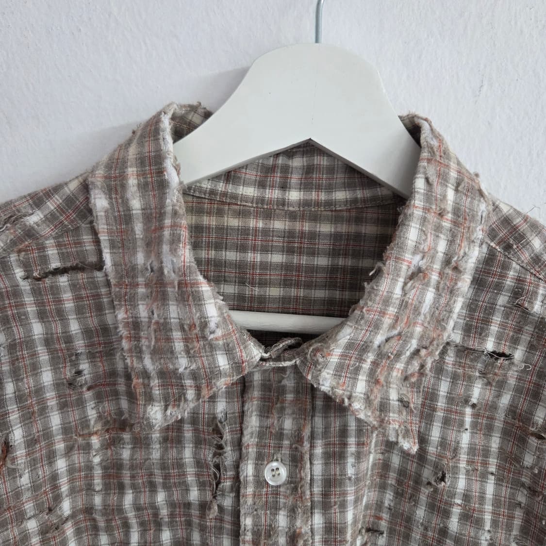 빈티지페이딩체크셔츠 상품이미지4