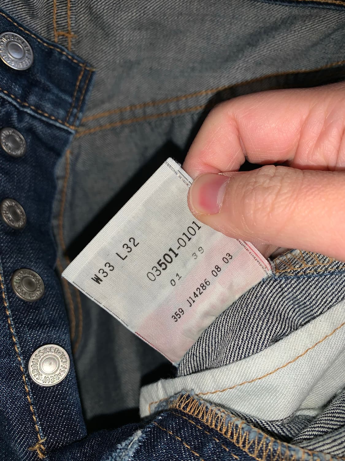 리바이스 재팬라인 501 데님 팬츠 31  상품이미지5