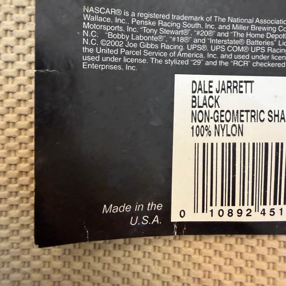 90s Made in USA 나스카 레이싱 카페트 러그 매트 카펫 상품이미지9