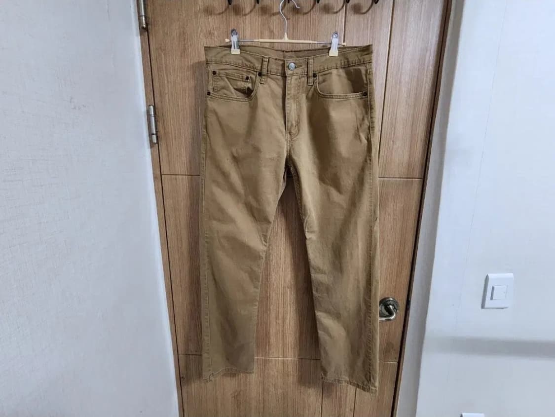 (34)리바이스 브라운 데님 팬츠 상품이미지1