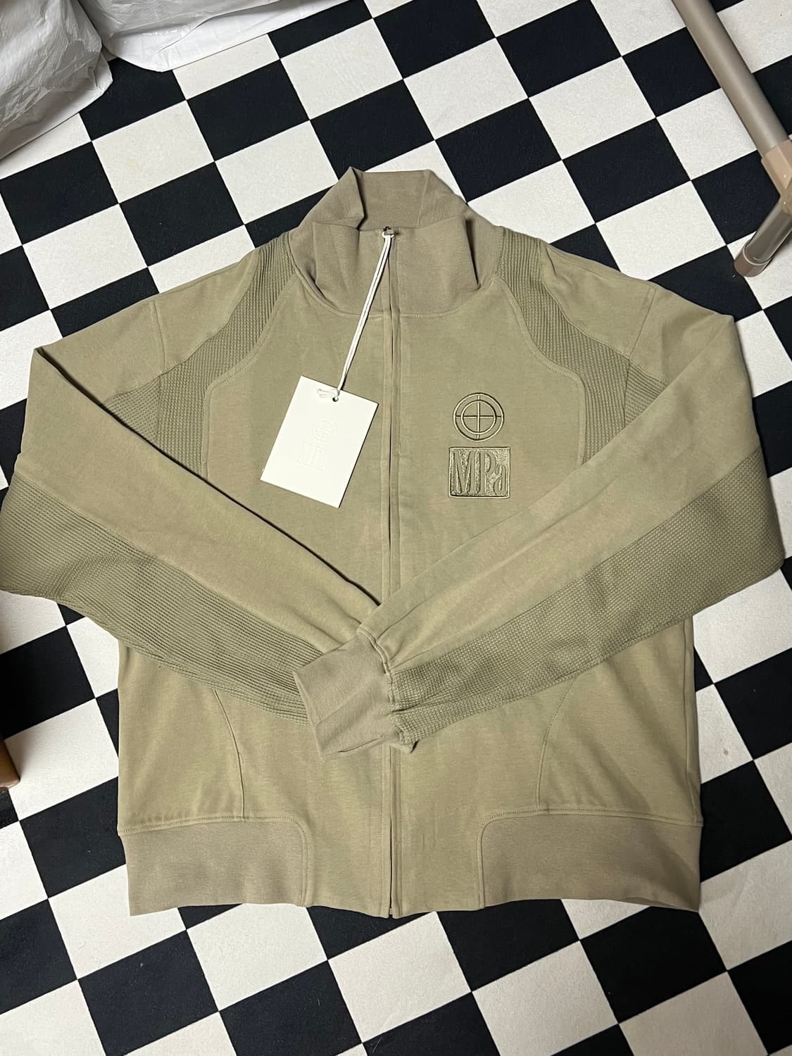 [L] MPa CONTRAST ZIPPED JACKET 집업 카키 새상품 상품이미지2