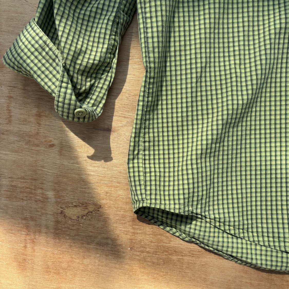 Columbia Olive Mini Check Shirt  콜롬비아 상품이미지4