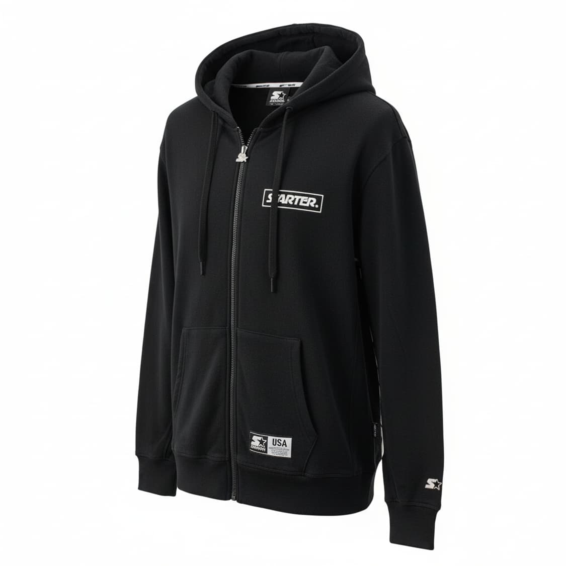 스타터 STARTER 화이트 로고 후드집업 1884 상품이미지1
