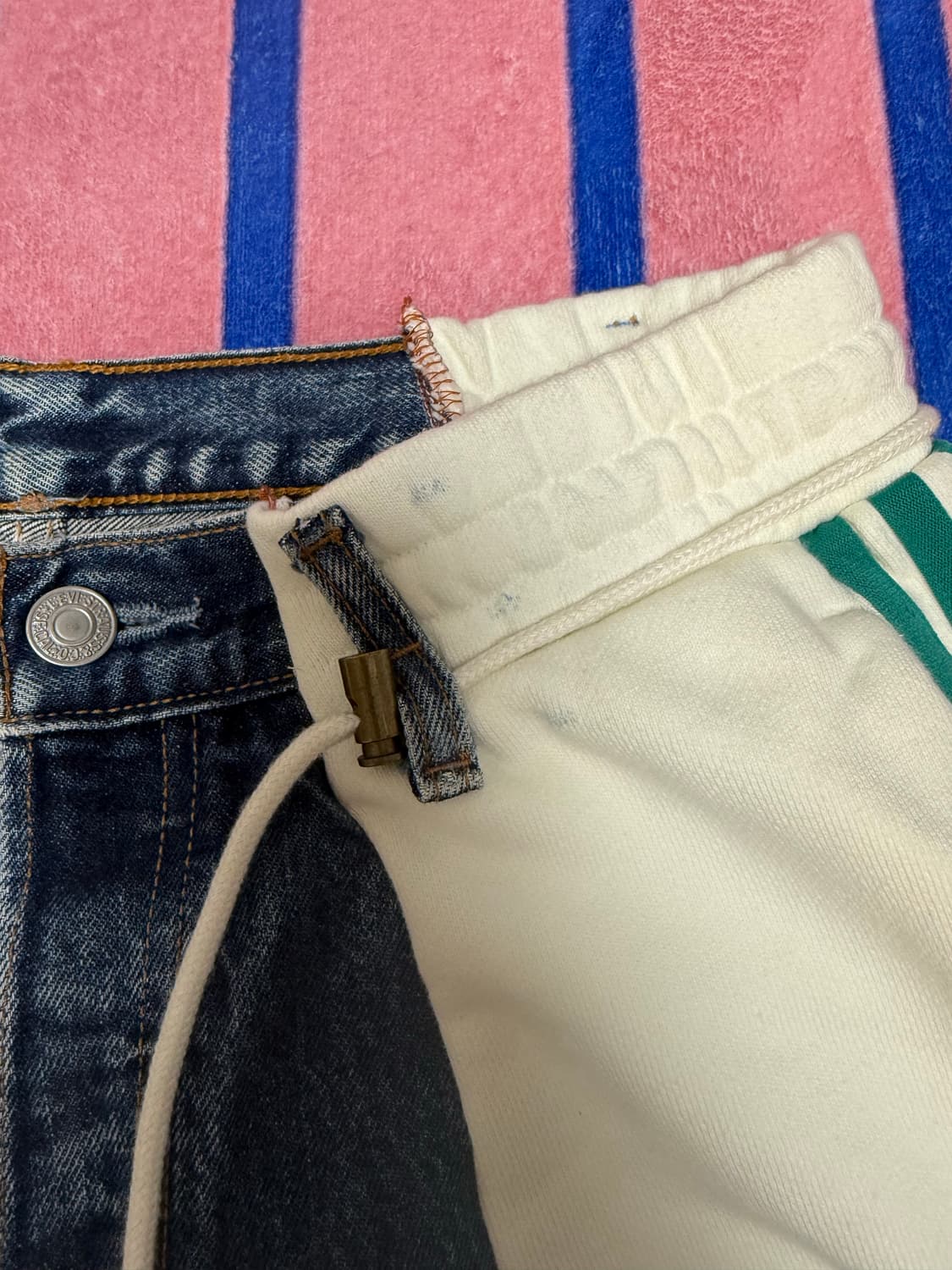 아디다스 X 리바이스 오버조깅진 커스텀팬츠 상품이미지4