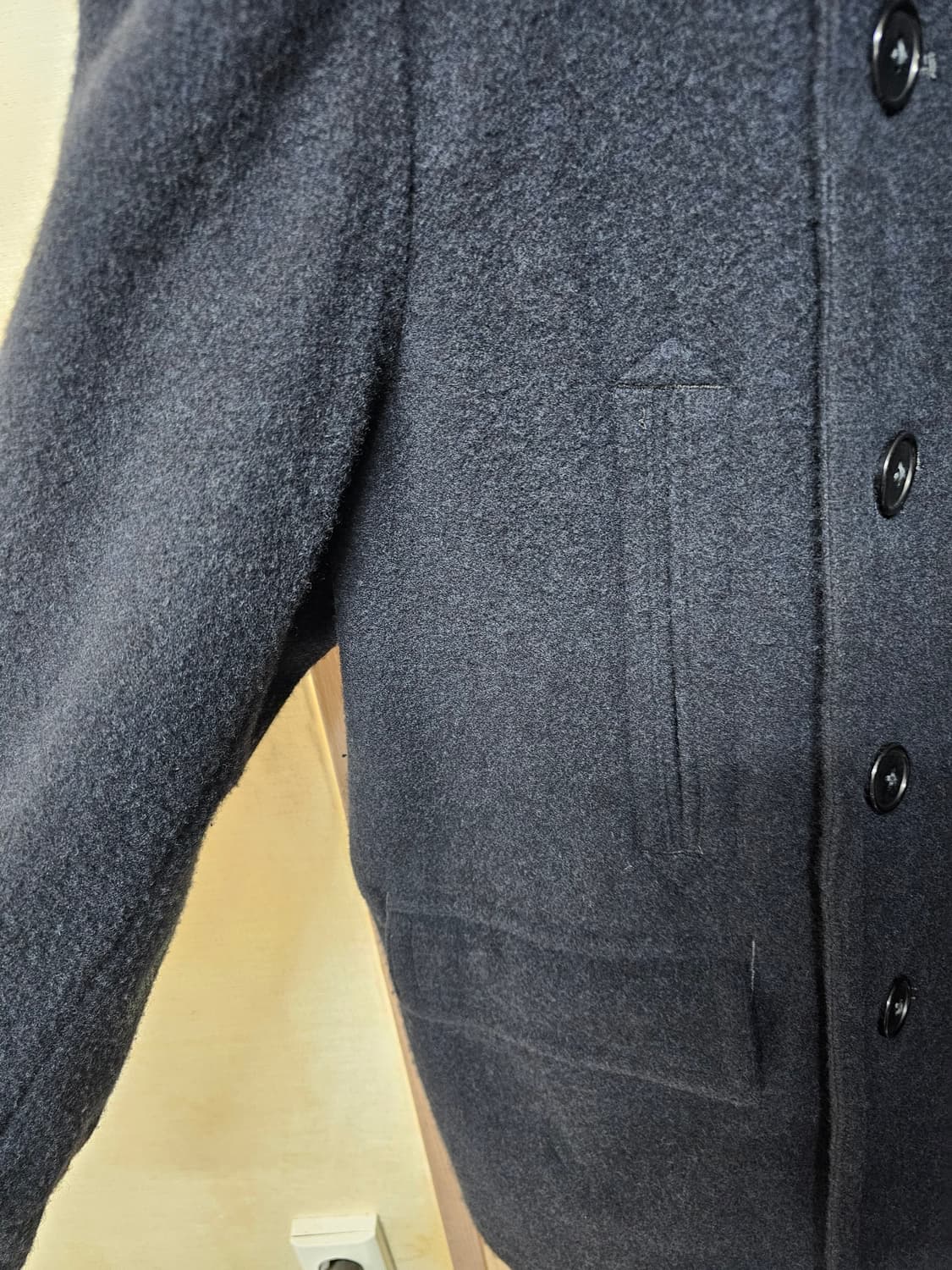 캡틴선샤인 22fw 피코트 42사이즈 네이비 상품이미지4