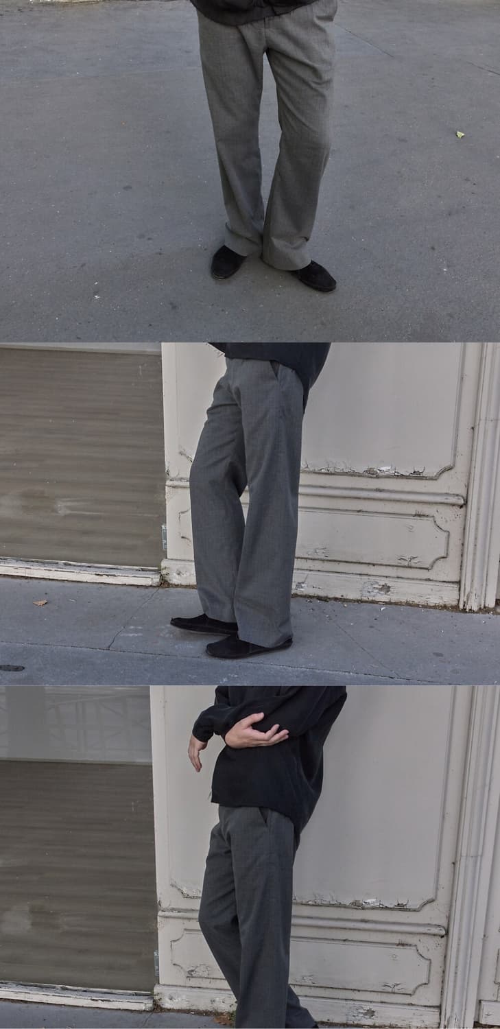 [3] Mudule 026 slacks/black 상품이미지1