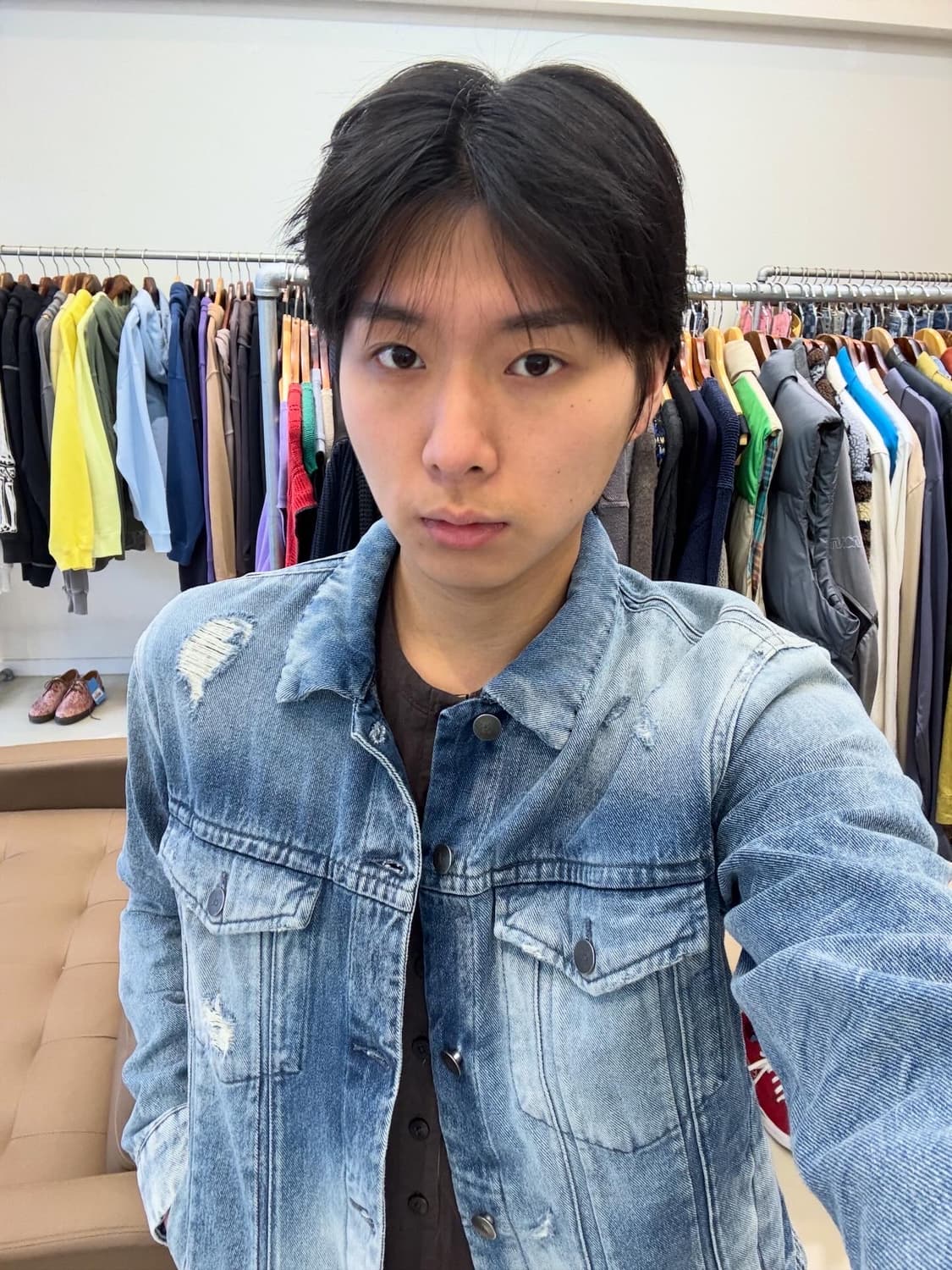 캘빈클라인진스 페이딩 데미지 청자켓 상품이미지7