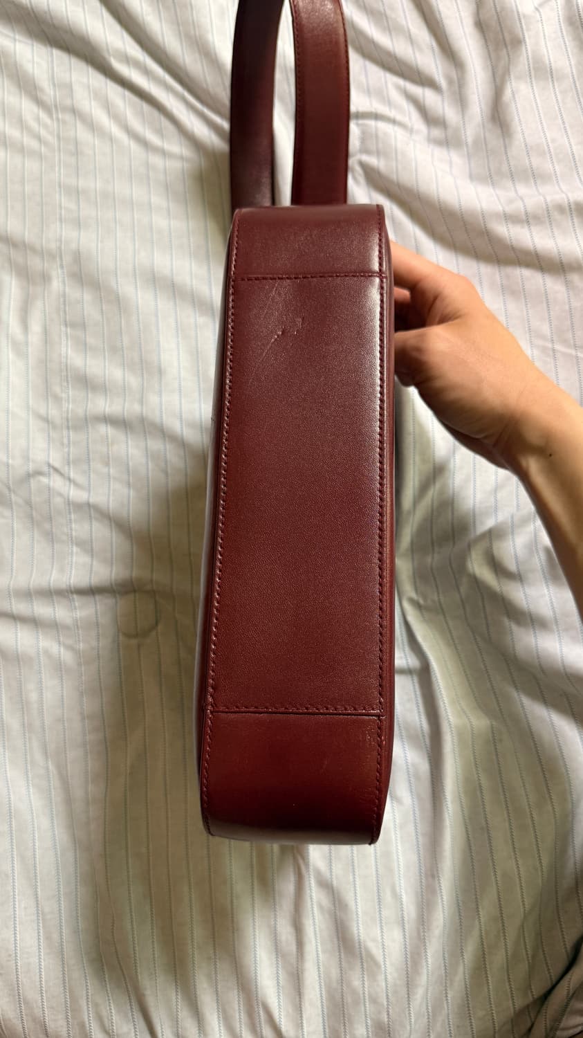 독일 Aigner 아이그너 빈티지 숄더백 가죽 가방 상품이미지5