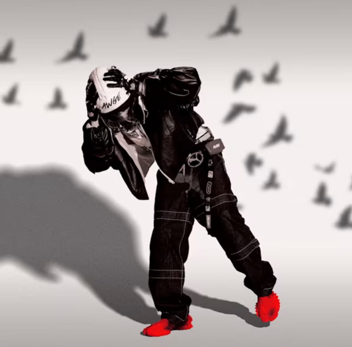 F1 A$AP ROCKY 에이셉 라키 PUMA 푸마 더블니 패드 데님팬츠 상품이미지10