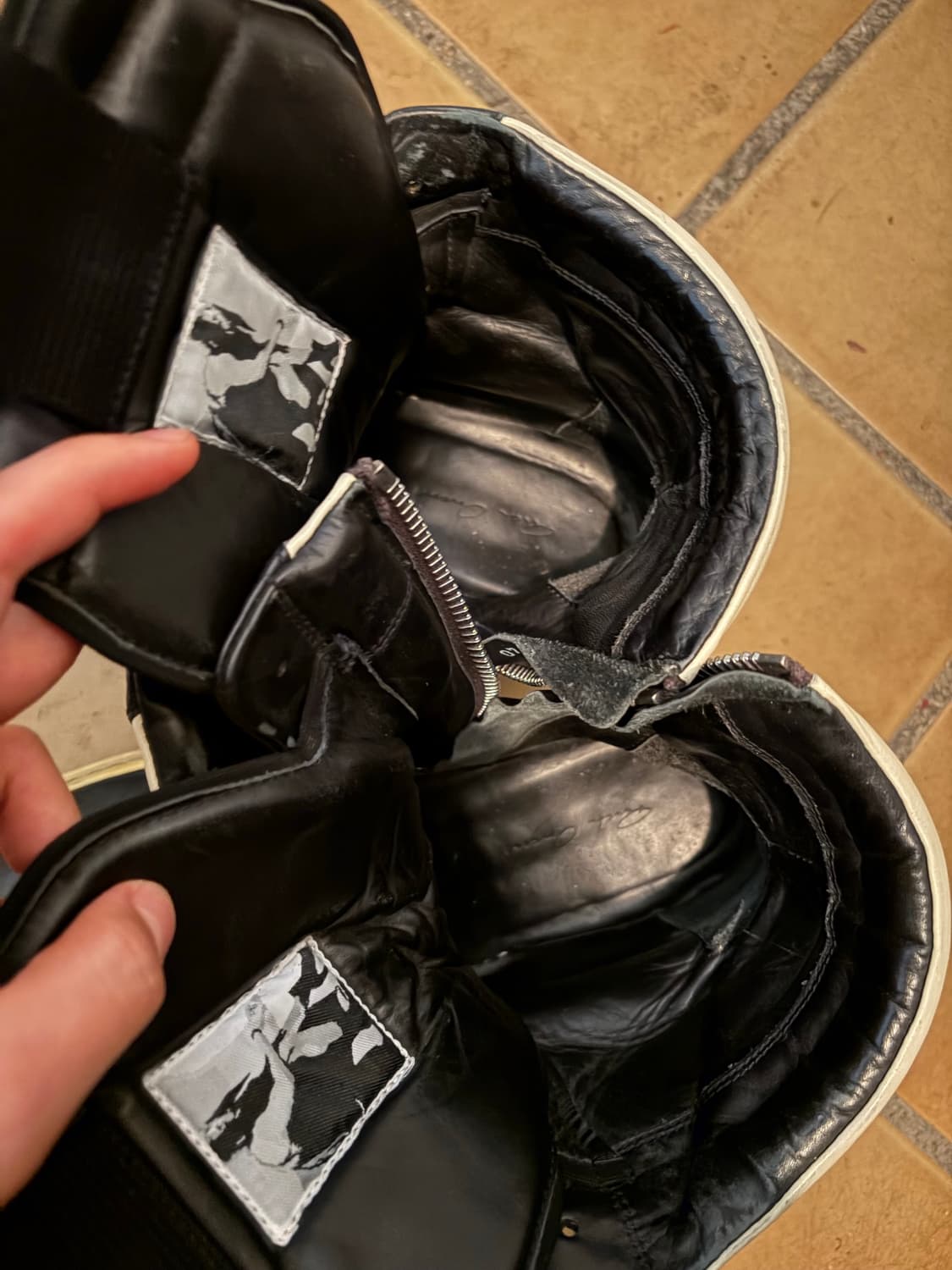 릭오웬스 지오바스켓 15시즌 검흰 40 상품이미지2