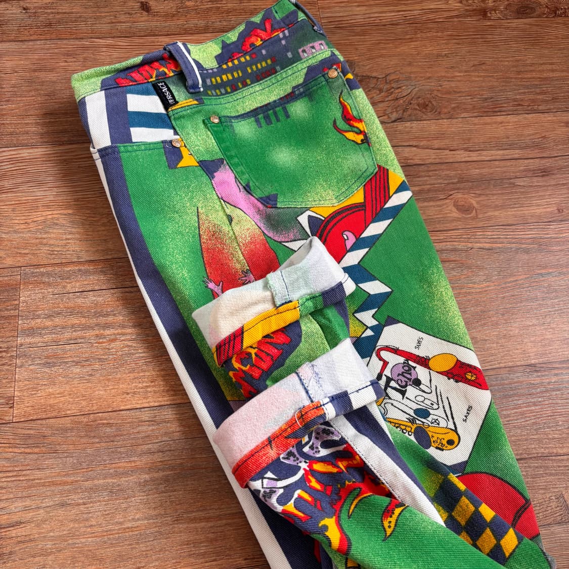 90s 아카이브 24 베르사체 정품 데님 청바지 VJC 빈티지 상품이미지4