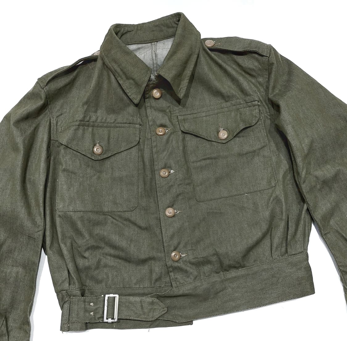 영국군 데님 배틀드레스 블루종 자켓 50s (100-105) 민트급 상품이미지5