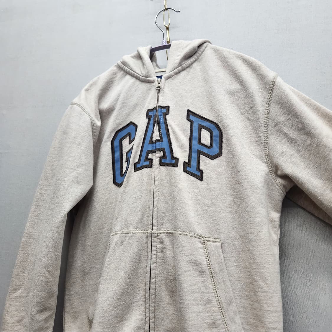 GAP 갭 빅로고 후드집업 S 상품이미지2