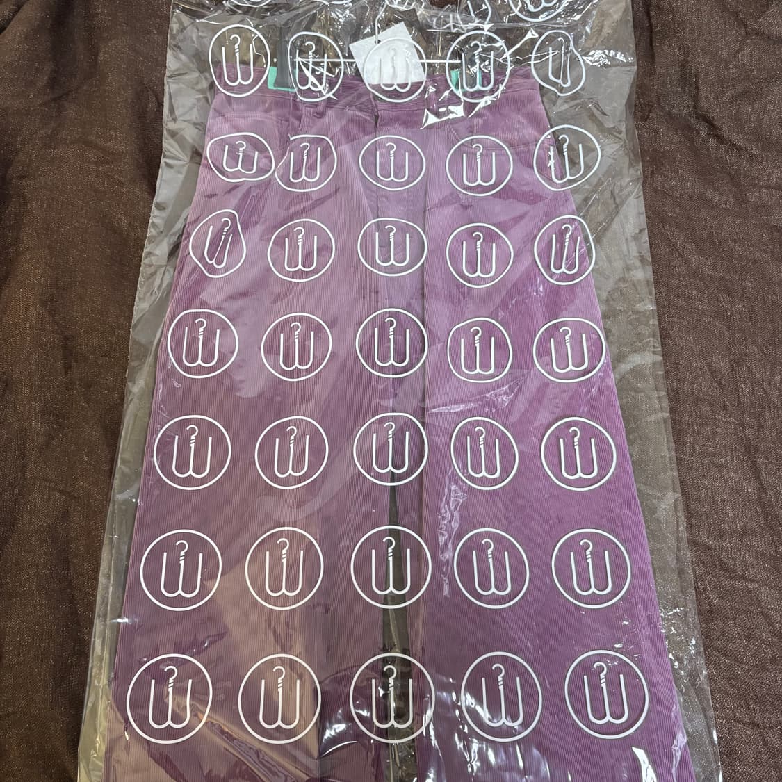 오라리 코듀로이 팬츠 퍼플 3 상품이미지1