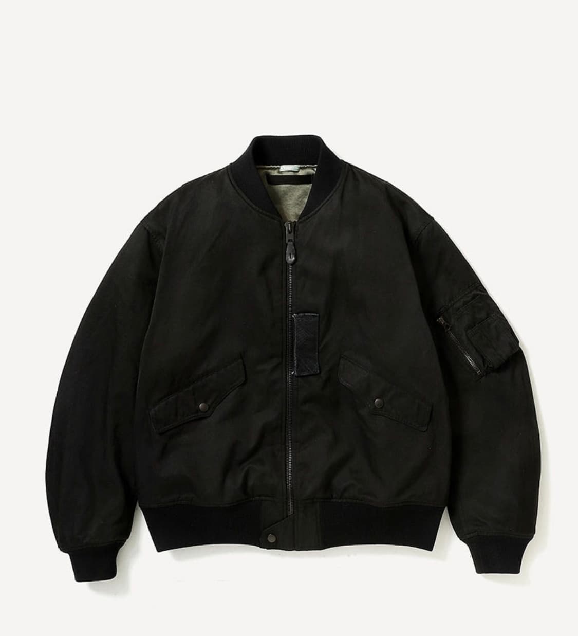 [2,새상품] 26SS 아프세쎄 빈티지실크 L2B 플라이트 자켓 팝니다. 상품이미지1