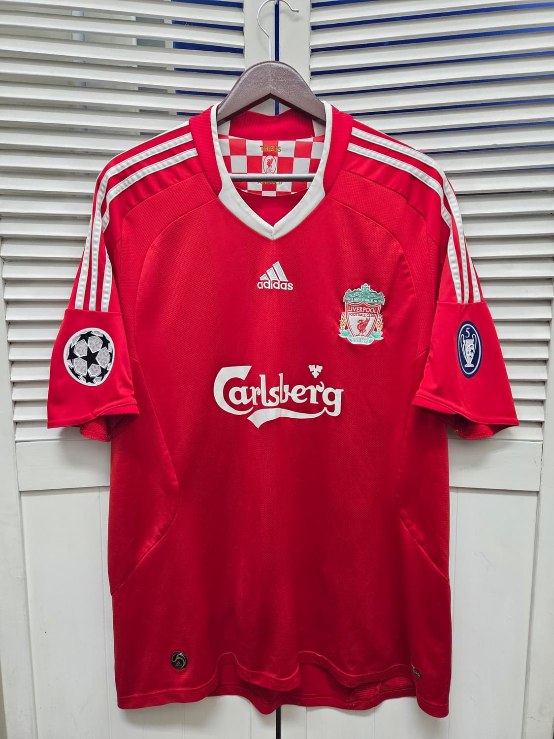 리버풀 08-10 제라드 아디다스 챔스 유니폼 상품이미지1