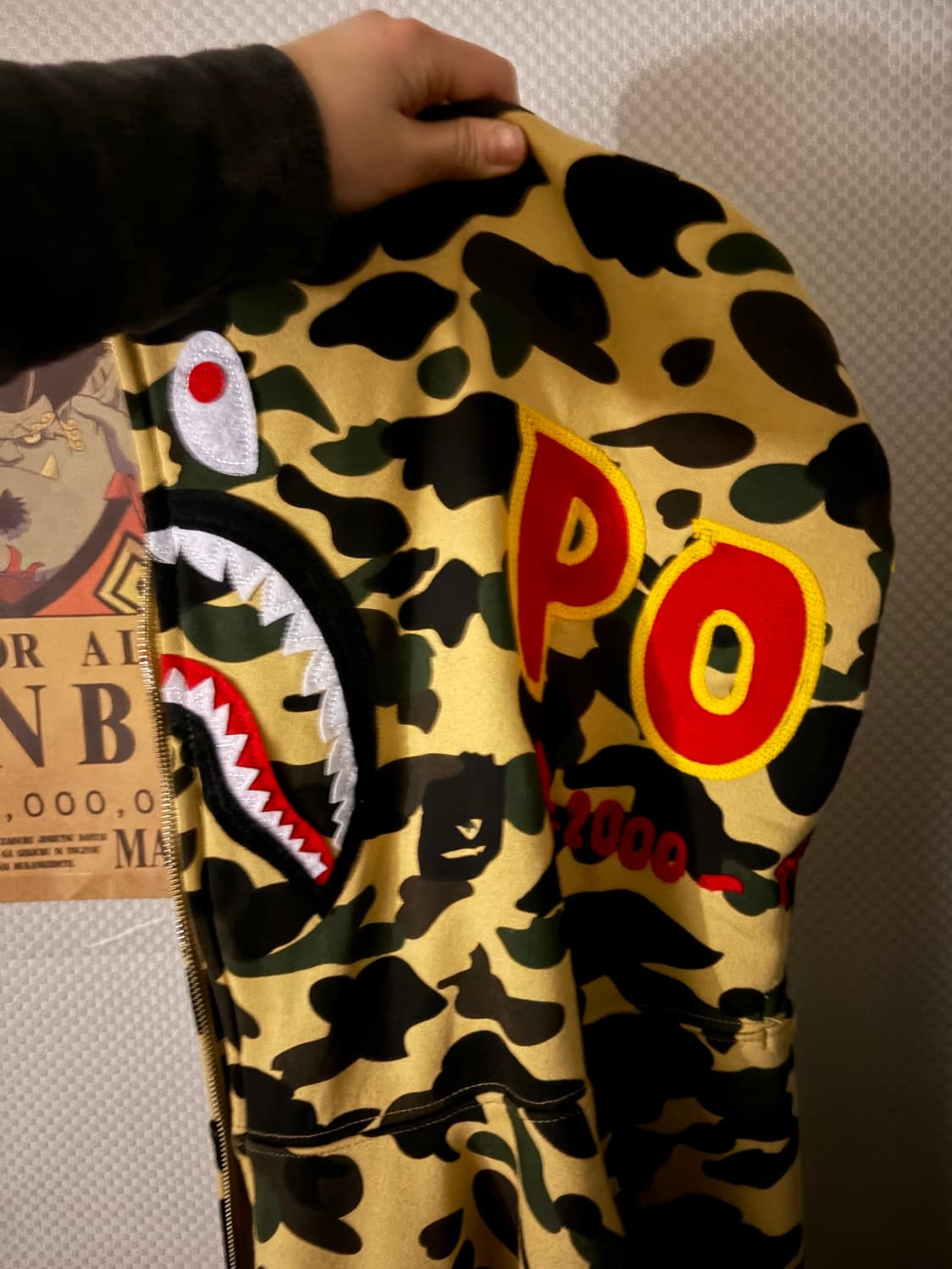 베이프 후드집업 ponr 황계 상품이미지2