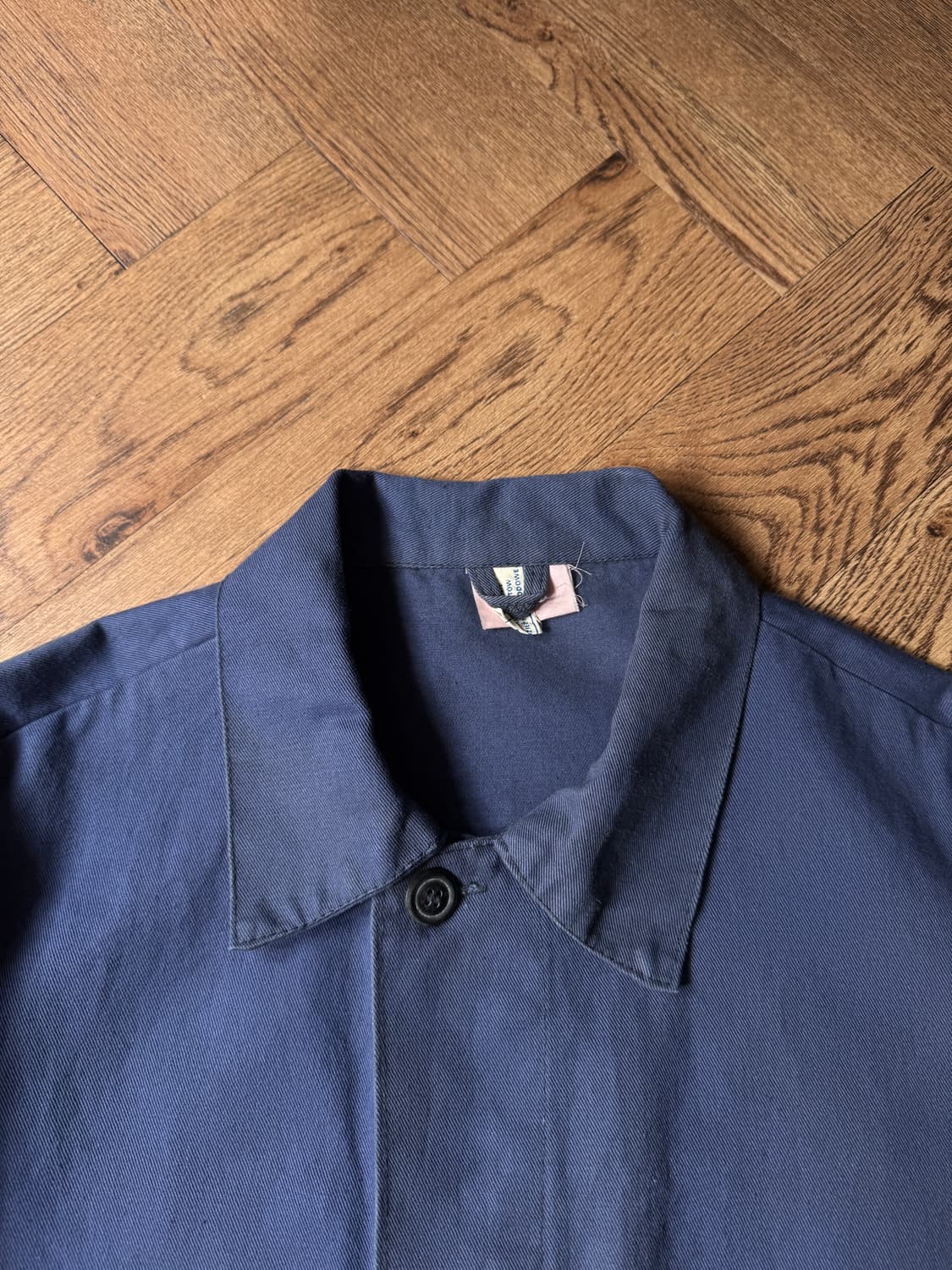 [L]90's 빈티지 워싱 트윌코튼 프렌치 워크 자켓 상품이미지2