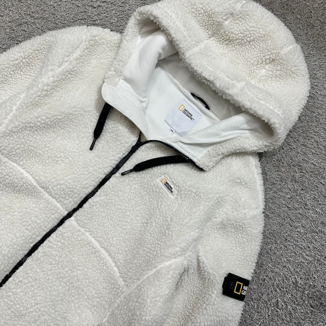 [105] 내셔널지오그래픽 양털후드집업 상품이미지1