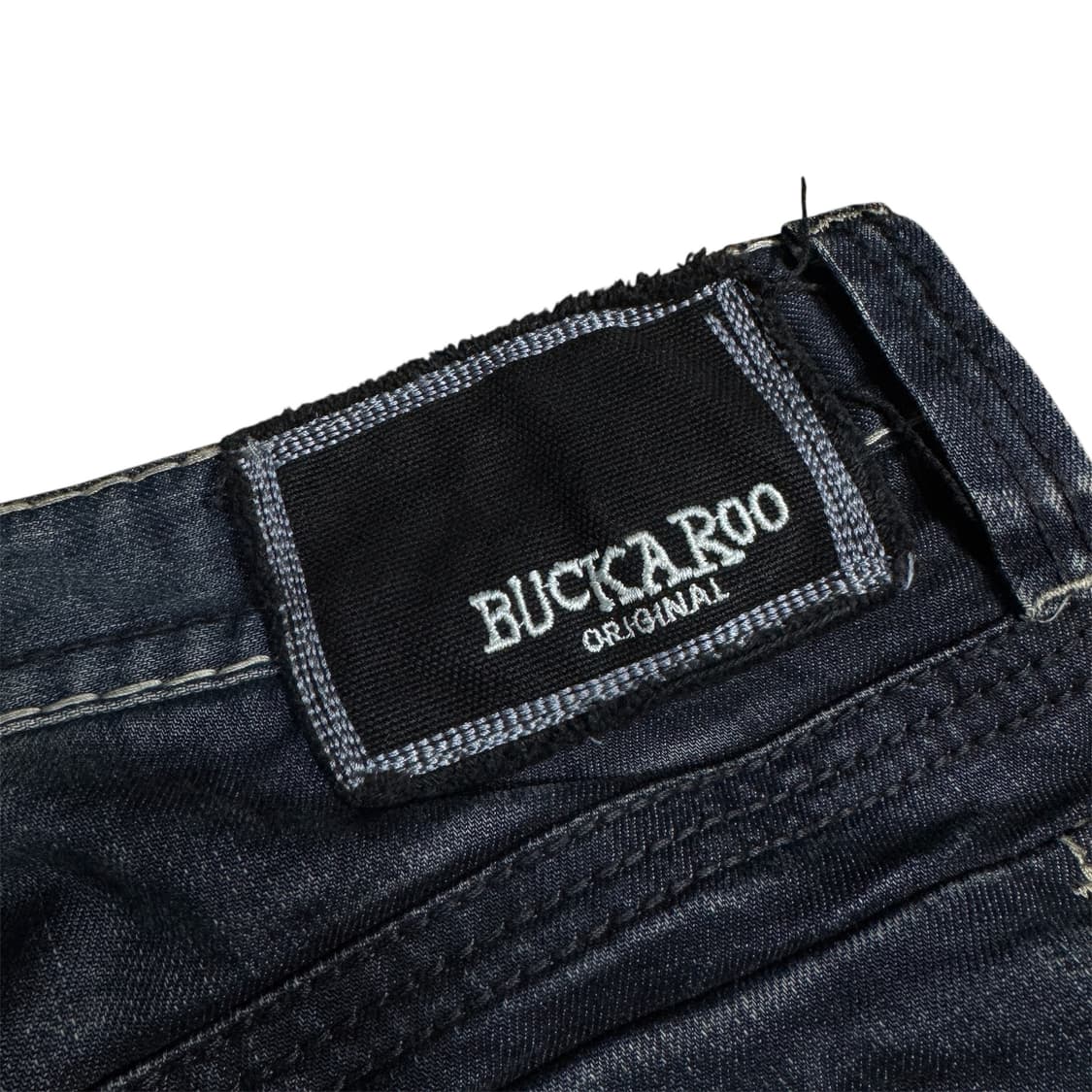 버커루 새깅 와이드 워싱 디테일 데님팬츠 상품이미지6