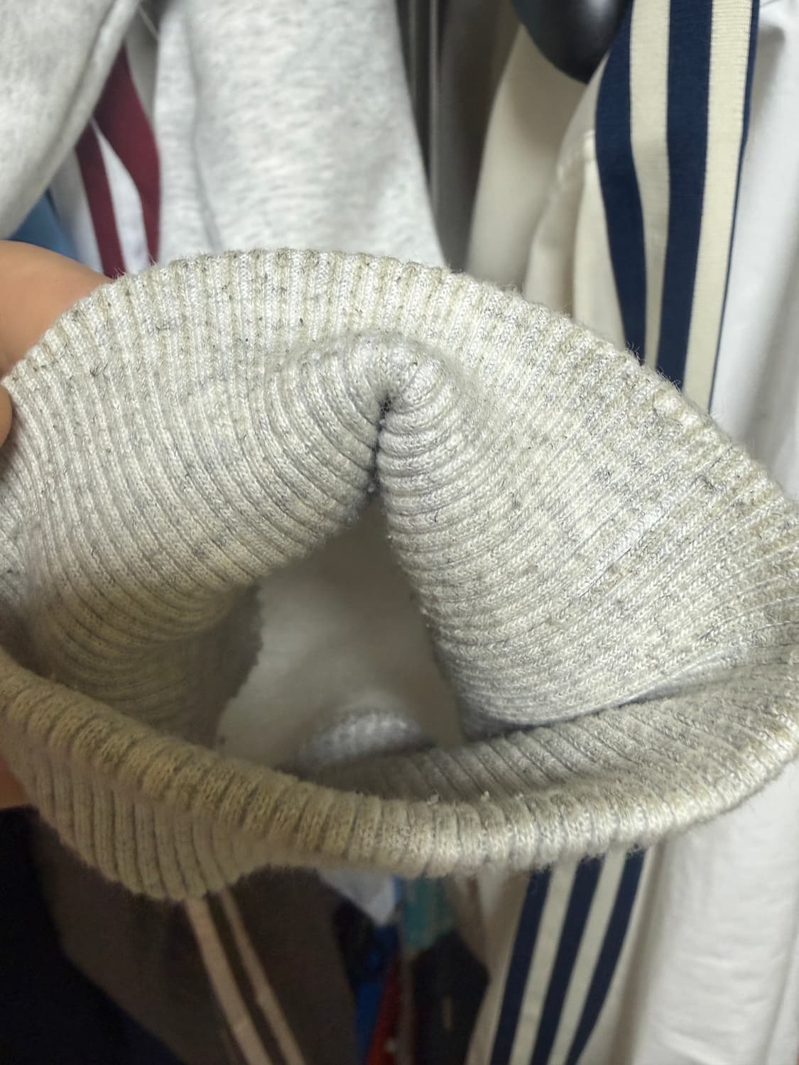 스투시 베이직 후드집업 에쉬헤더 상품이미지3