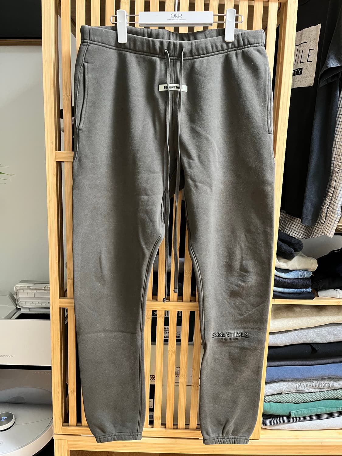 피어오브갓 에센셜 스웻팬츠 black ink 상품이미지3