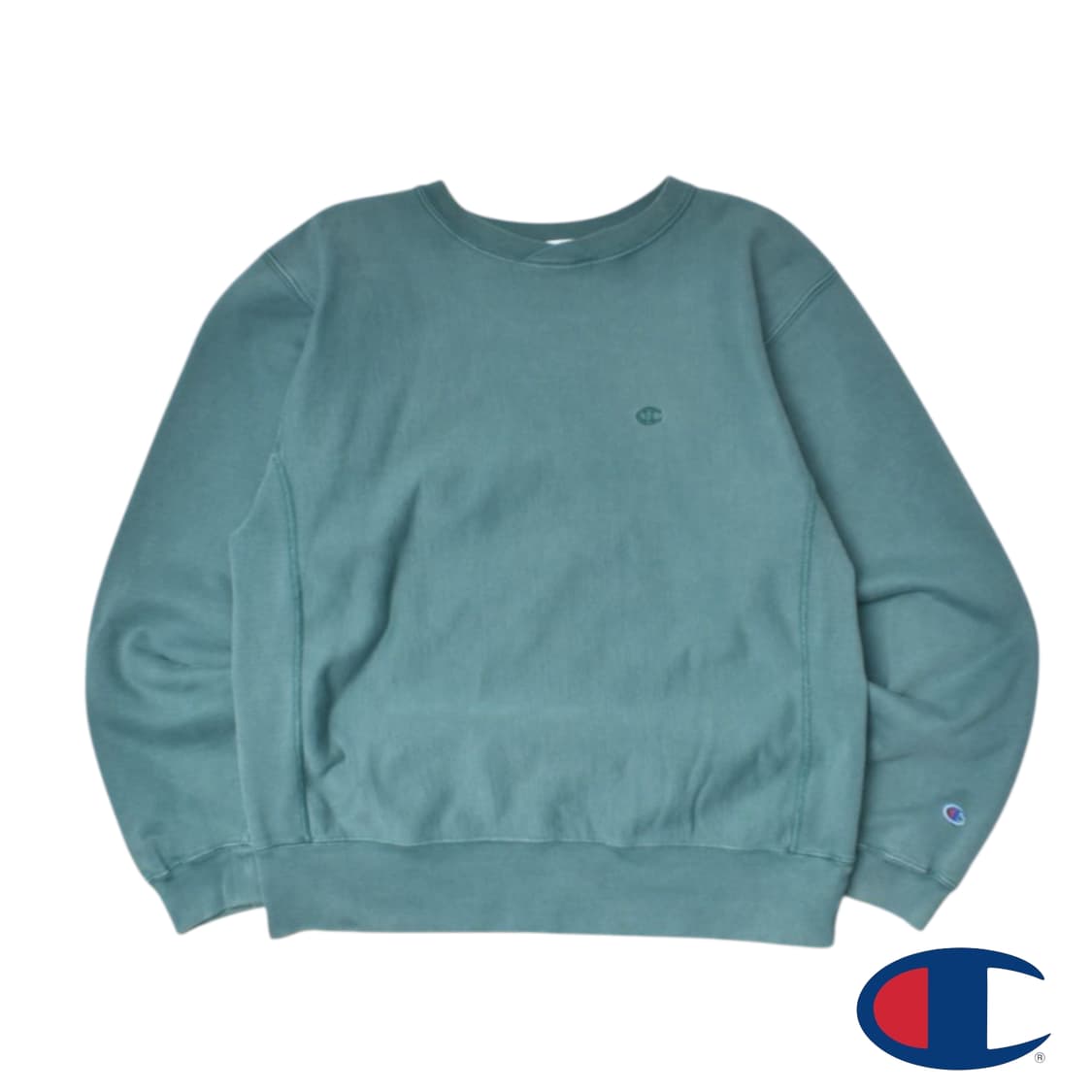 챔피온 재팬 패치 맨투맨 스웻셔츠 L N0628 상품이미지1