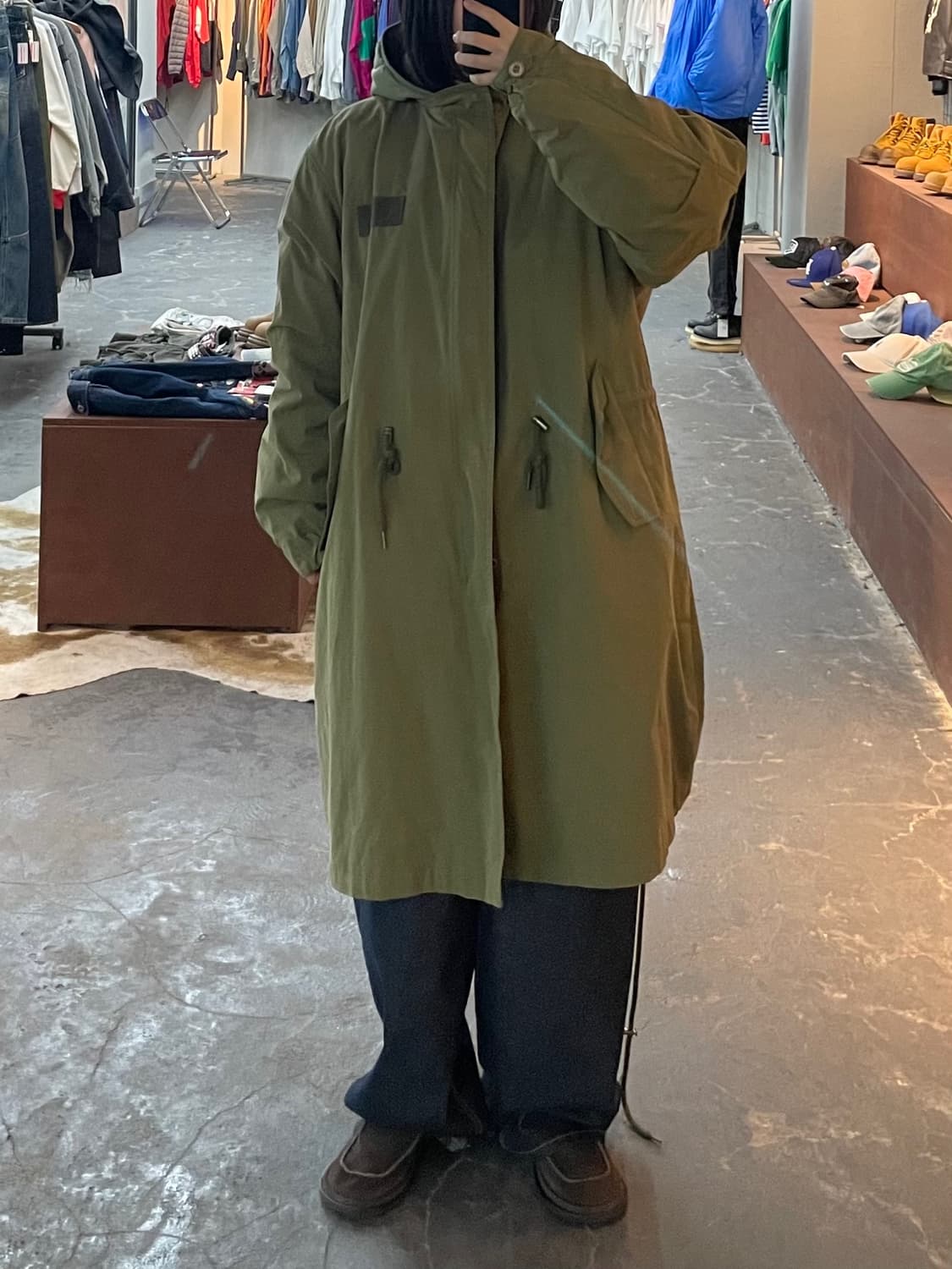 빈티지 미군 M-56 카키 피쉬테일 파카 H2164 상품이미지1