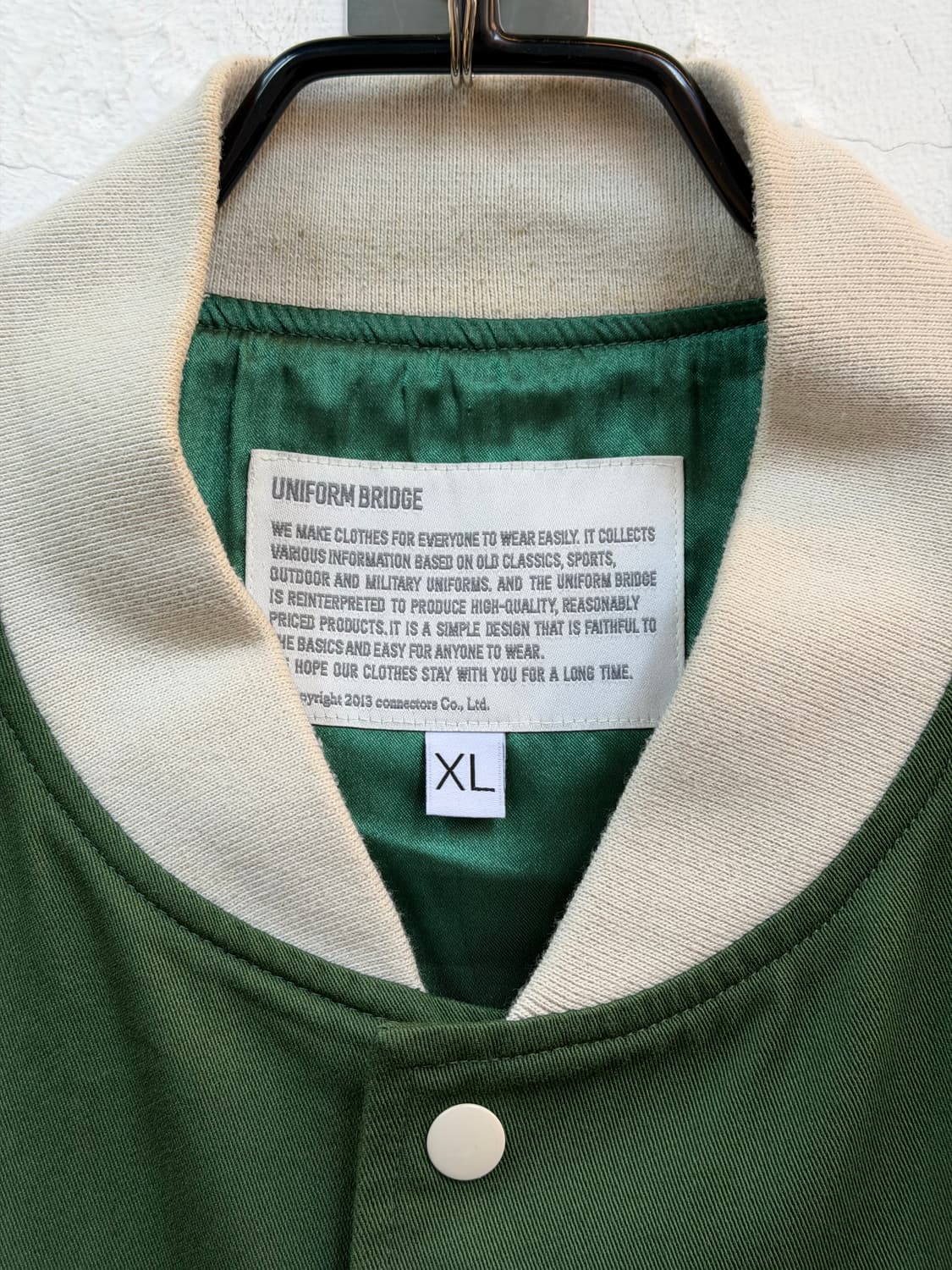 Uniform Bridge 유니폼 브릿지 스타디움 자켓 그린 XL 상품이미지2