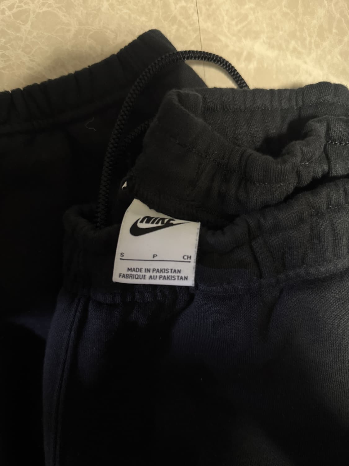 M&S사이즈 나이키 스투시 맨투맨 & 팬츠 블랙 셋업 상품이미지5