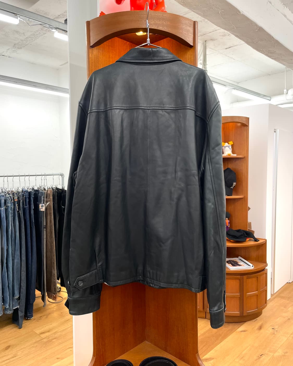 [XL] 폴로 랄프로렌 맥스웰 블랙 레더 자켓 상품이미지2
