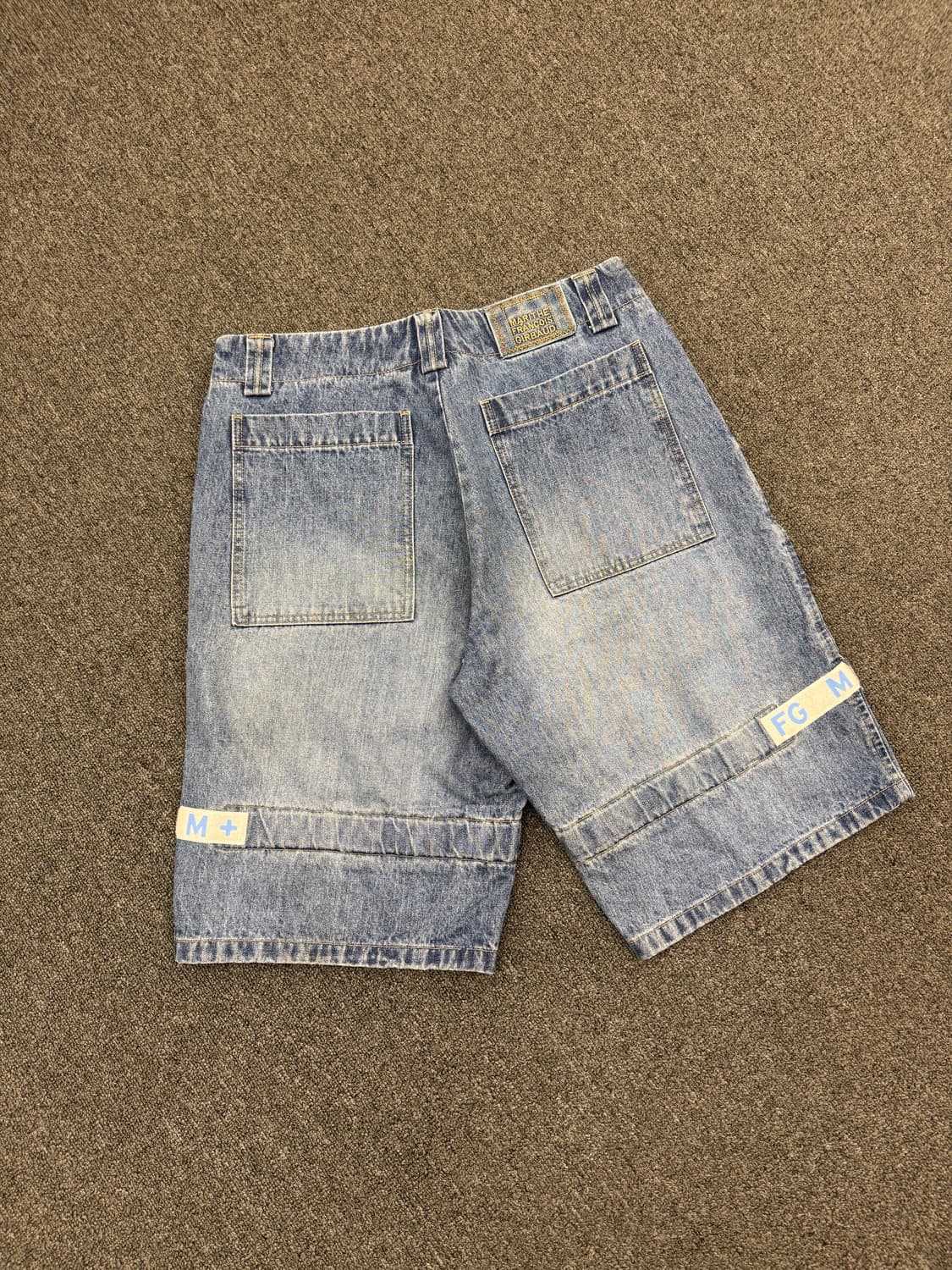 34)마리떼 프랑소와 저버 빈티지 더블 포켓 버뮤다 데님 팬츠 상품이미지8