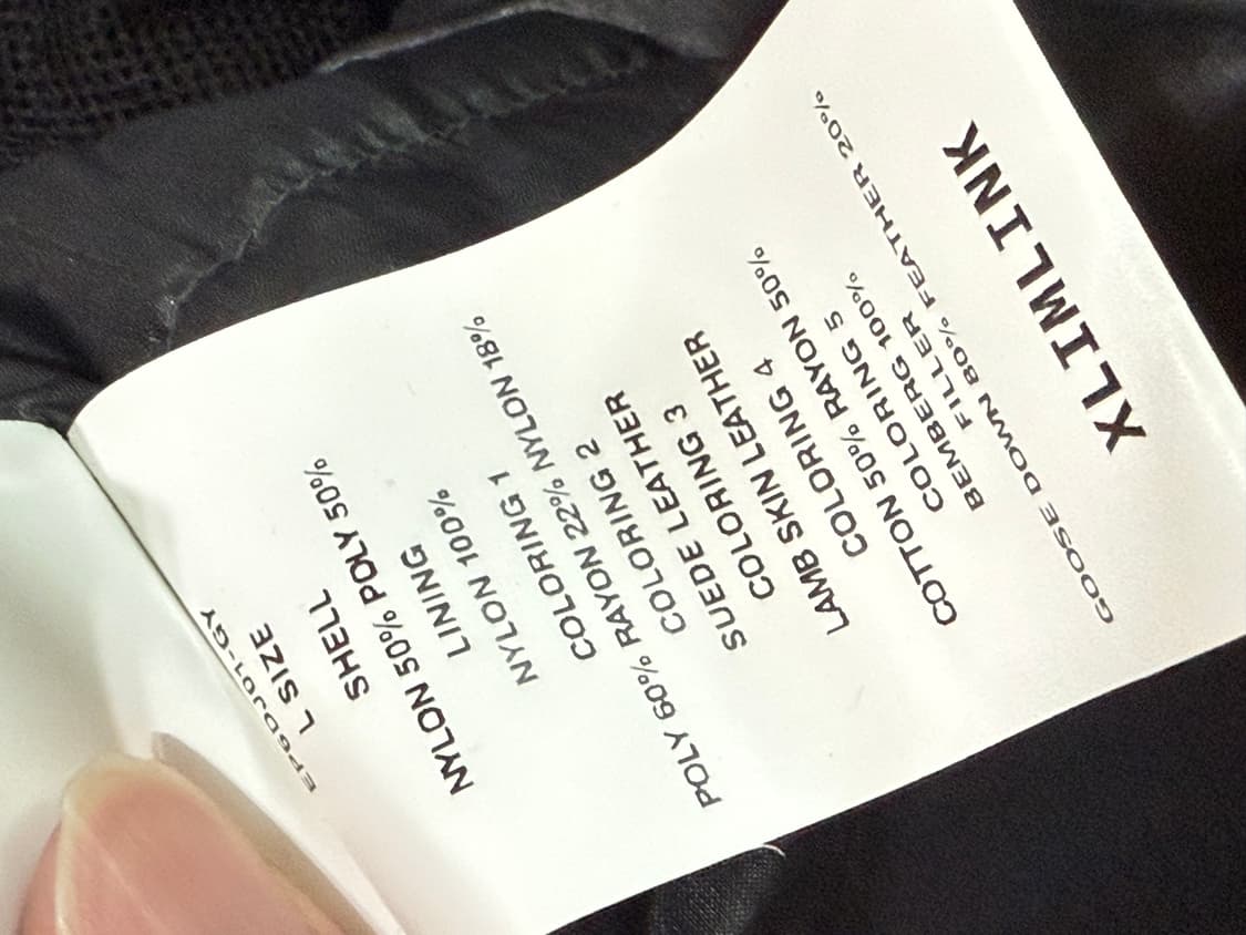 XLIM 엑슬림 EP6.01  패딩그레이 L 상품이미지6