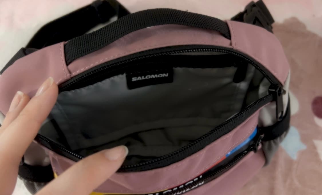 살로몬 몽트 핑크 크로스백 힙색 상품이미지2