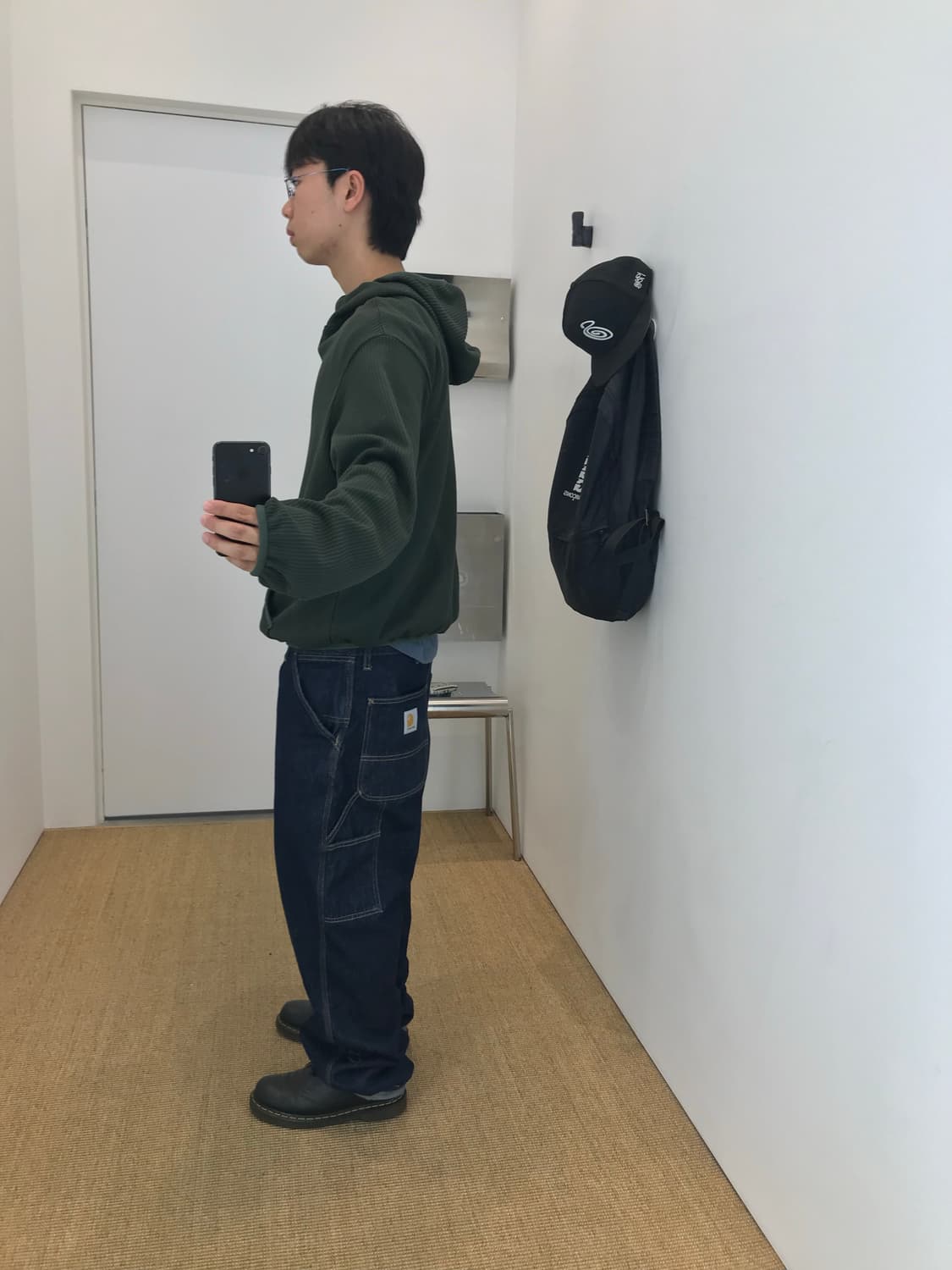 칼하트 wip 싱글니 스미스 블루 린스드 상품이미지5