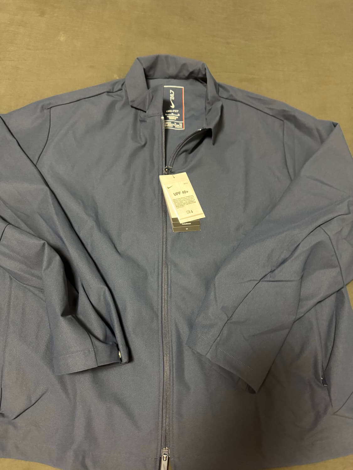 정품새제품 나이키 24.7 퍼펙트스트레치 UV 드라이핏 자켓 2XL 상품이미지1